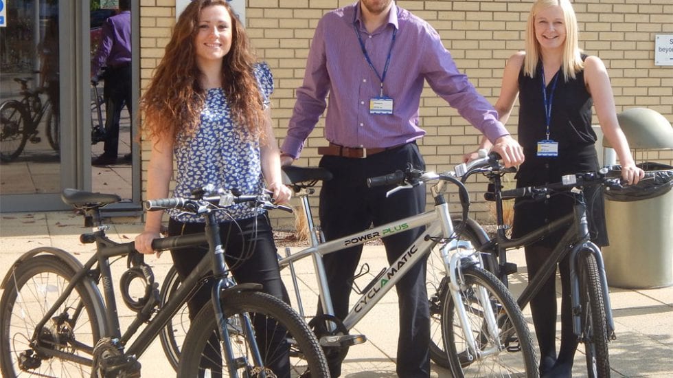 Havebury employees gear up to success in cycling challenge