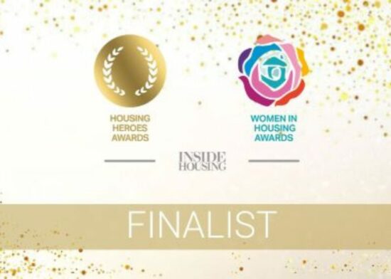 We’re a finalist at the Inside Housing’s ‘Housing Heroes’ Awards.